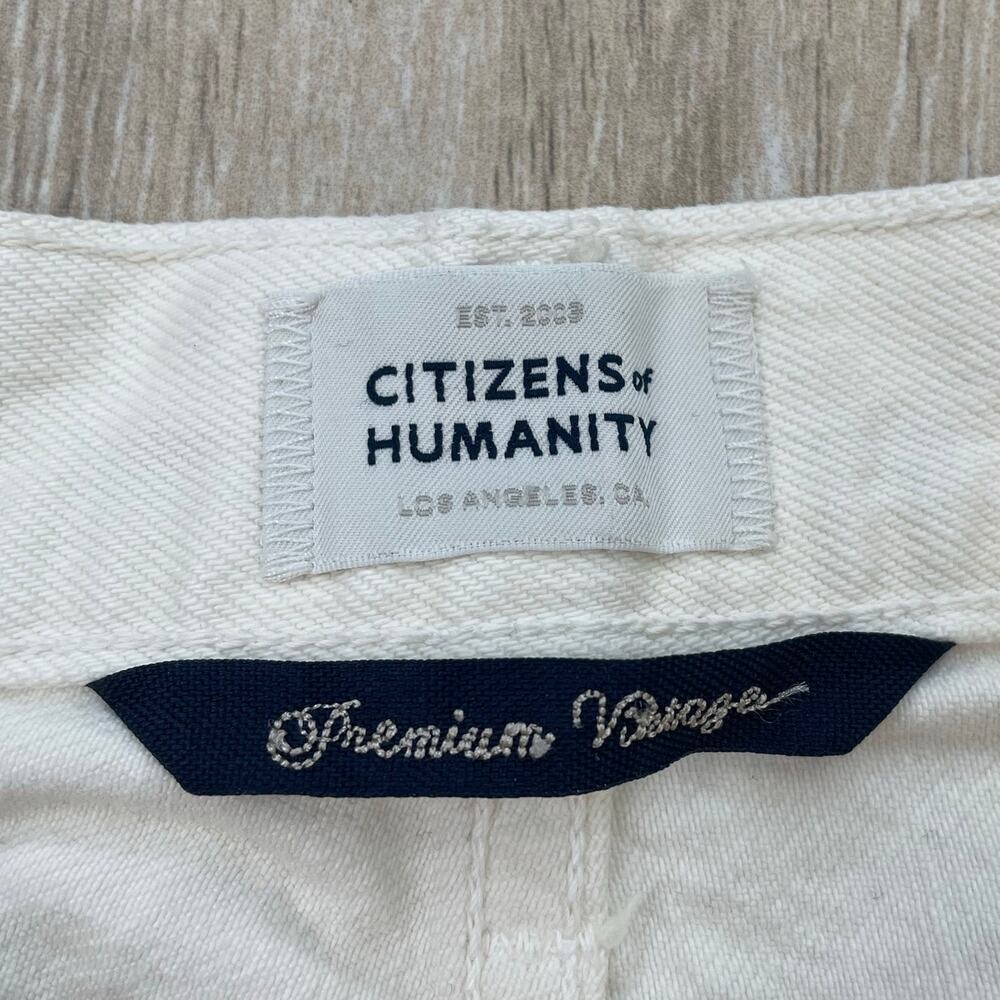 Citizens of Humanity Gaucho Jeans 24 Marzipan High Rise Wide Leg Crop USA - Picture 3 of 15